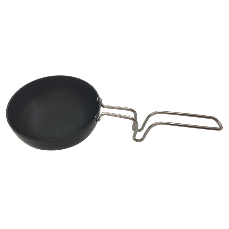 DBY Tadka Pan Mini Fry Dal Chicken French Fries Spice heating Chowka Kadai Aluminium Vagariya for Wok Skillet Cooking Purpose Hotel Home Restaurant - Image 1